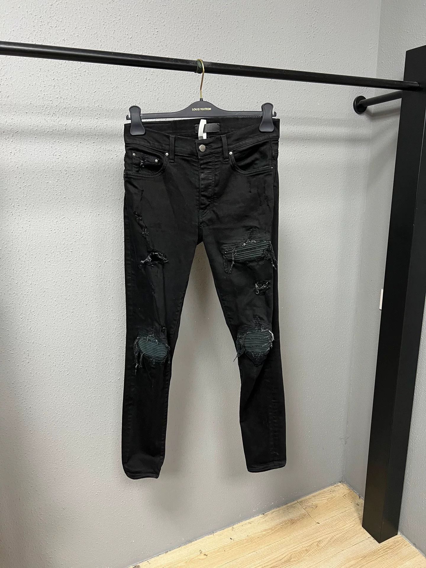 Amiri Amiri Black Denim Pants Size 30 Size US 30 / EU 46 - 1 Thumbnail