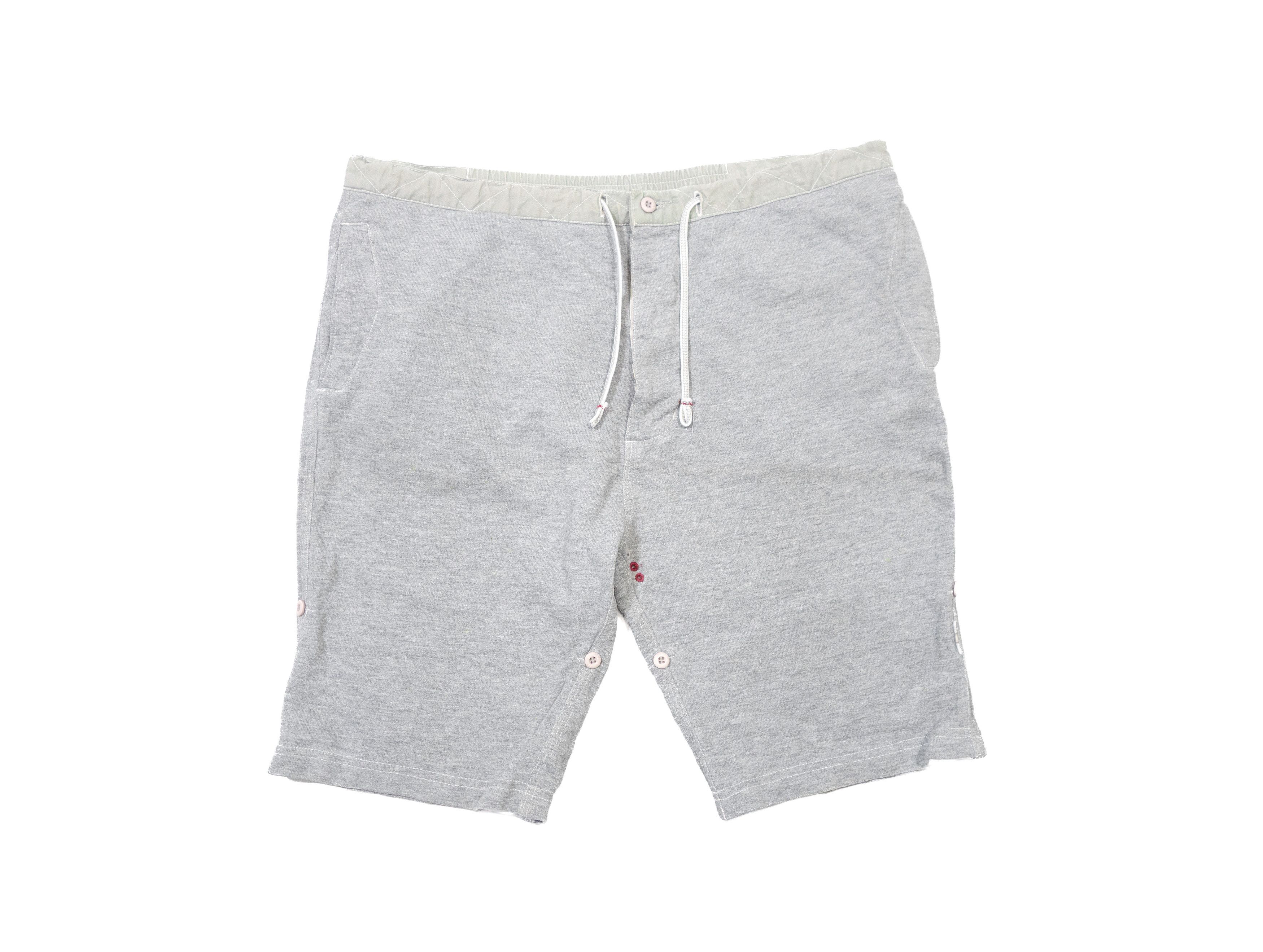 Maharishi 00s Marl Sweat Snap Sides Military Shorts Size US 32 / EU 48 - 1 Thumbnail