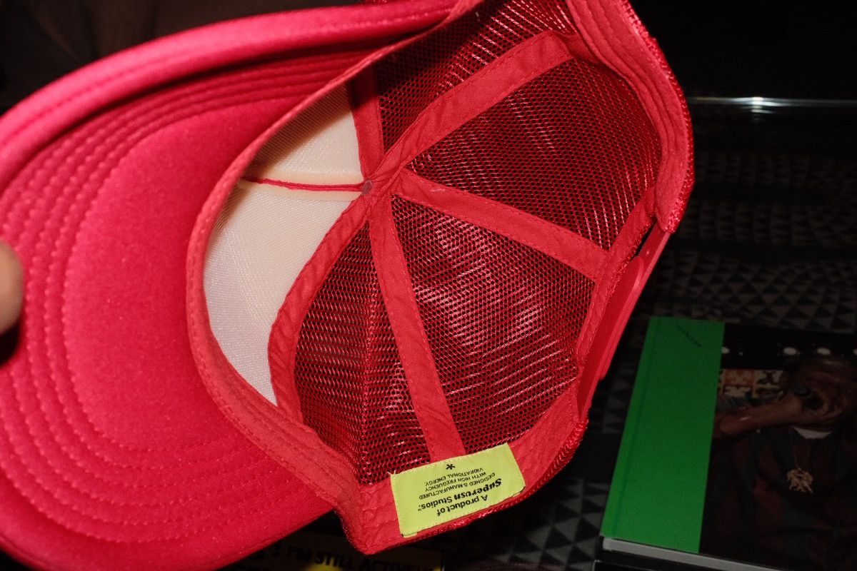 Supervsn supervsn red trucker hat Size ONE SIZE - 6 Thumbnail