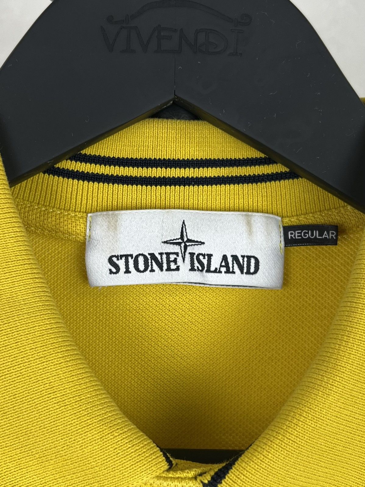 Stone Island STONE ISLAND Polo Shirt Cotton Patch Program Yellow Men’s Size US L / EU 52-54 / 3 - 6 Thumbnail