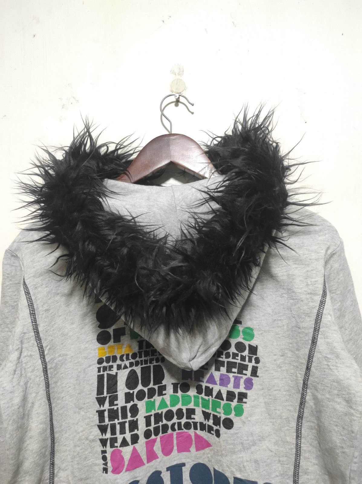 Japanese Brand Drug Store's zip fur hoodie Size US S / EU 44-46 / 1 - 12 Thumbnail