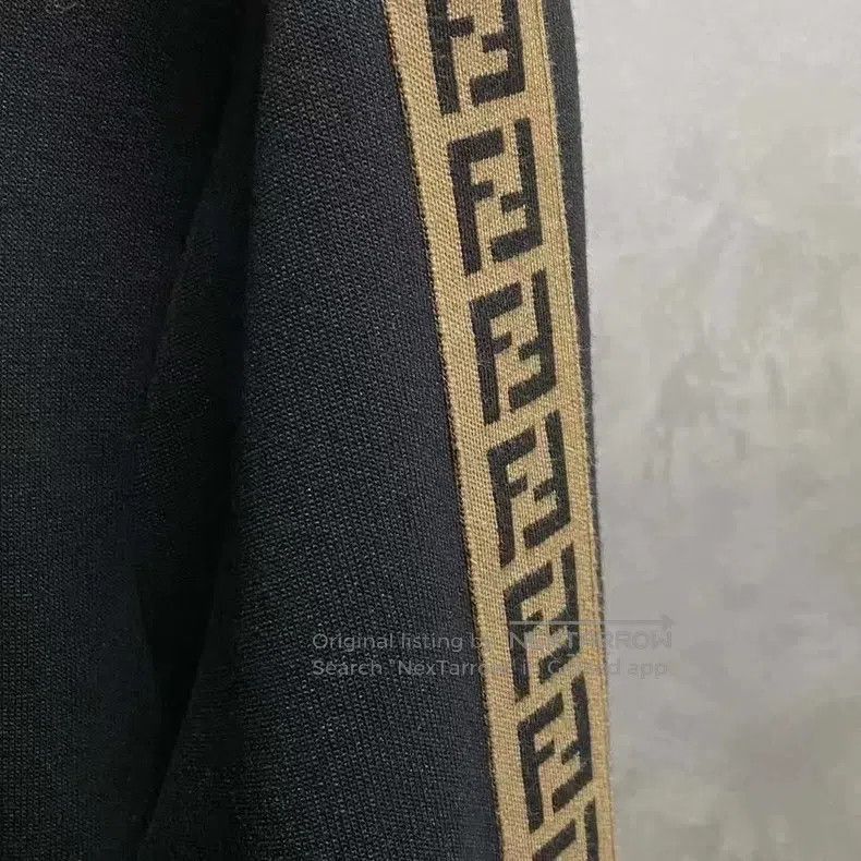 Fendi Fendi Black side pattern logo school uniform jacket Size US M / EU 48-50 / 2 - 5 Thumbnail
