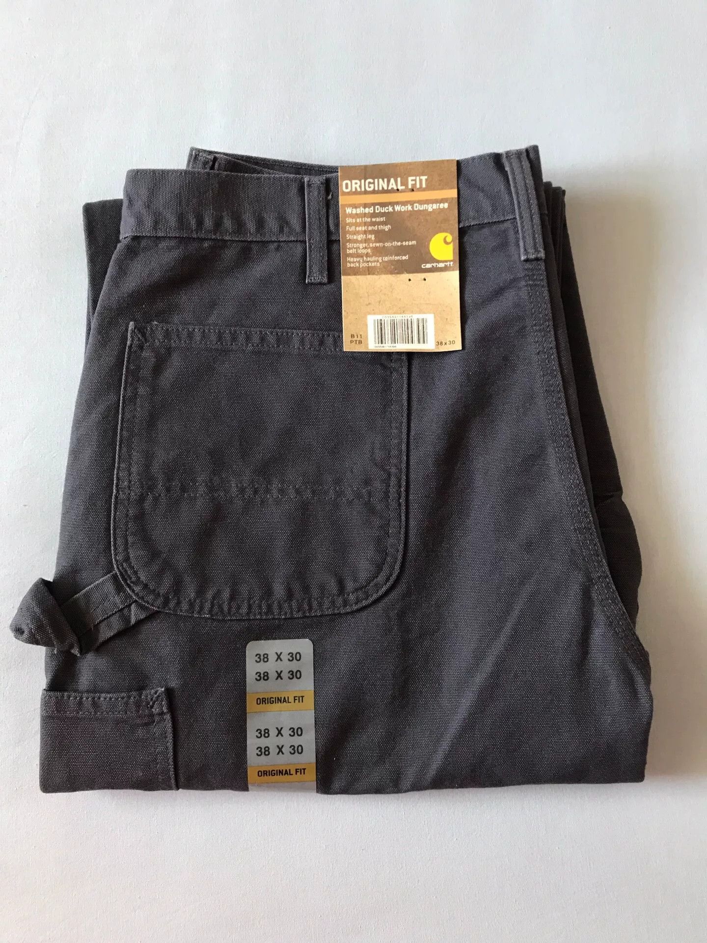 Carhartt Carhartt B11 PTB Washed Canvas Work Pants Size US 38 / EU 54 - 1 Thumbnail