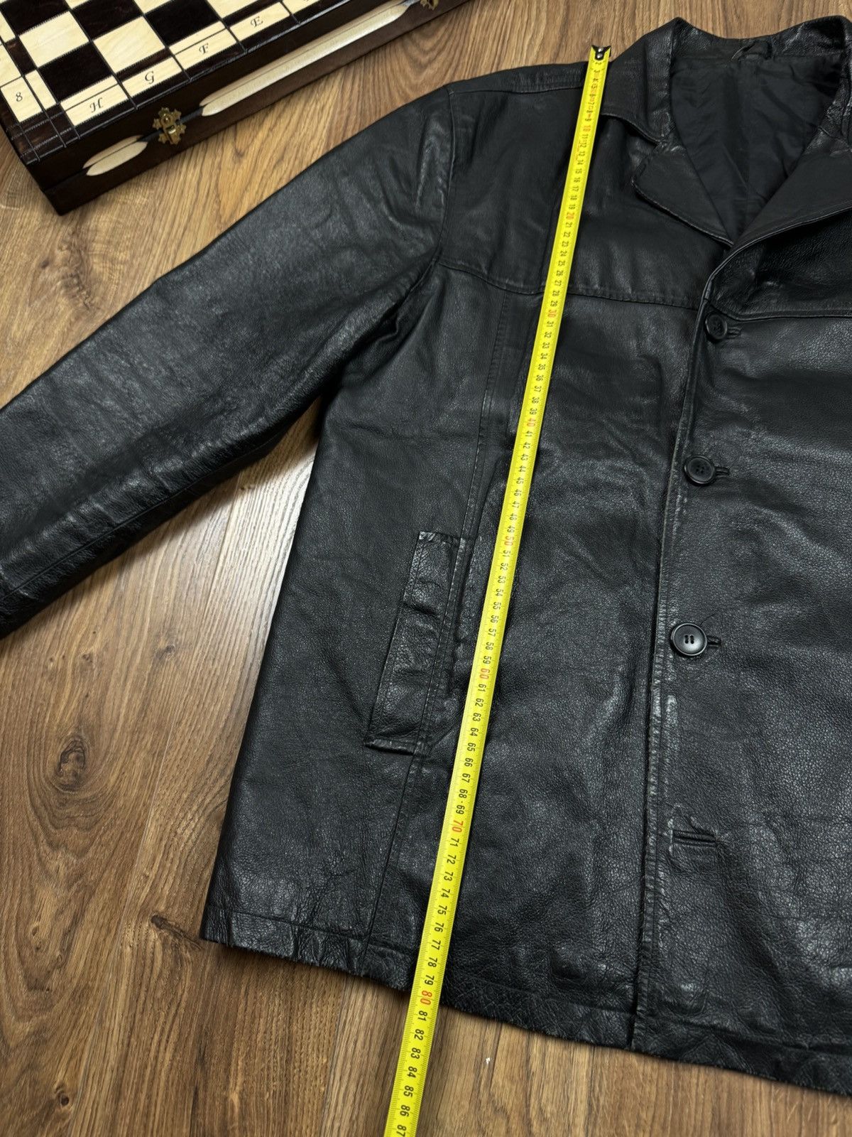 Vintage Vintage leather jacket 90s original retro casual item Size US L / EU 52-54 / 3 - 5 Thumbnail