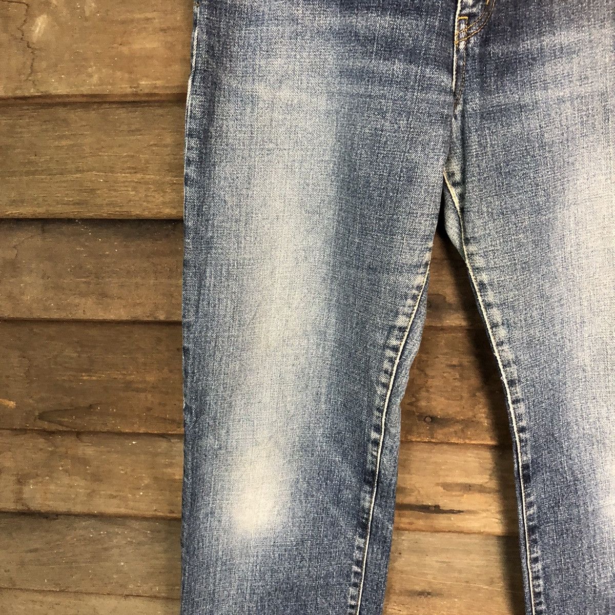 Japanese Brand Uniqlo japan vintage Blue faded jeans Denim Pants #7390 Size US 31 - 8 Thumbnail