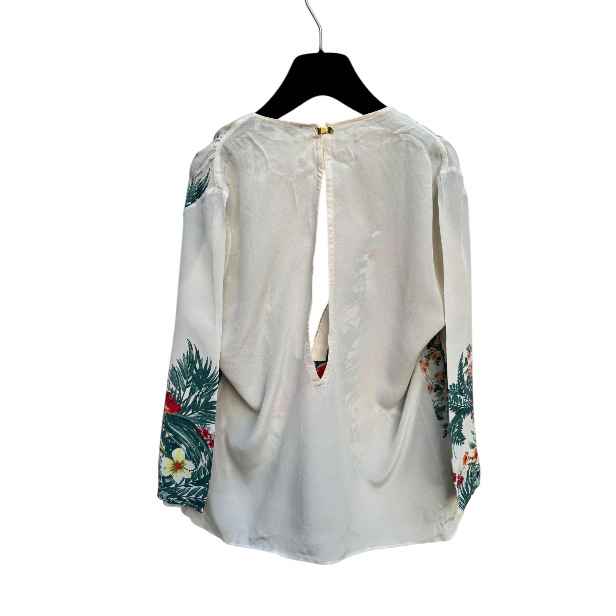 Sandro Silk Floral Blouse Size M / US 6-8 / IT 42-44 - 3 Thumbnail
