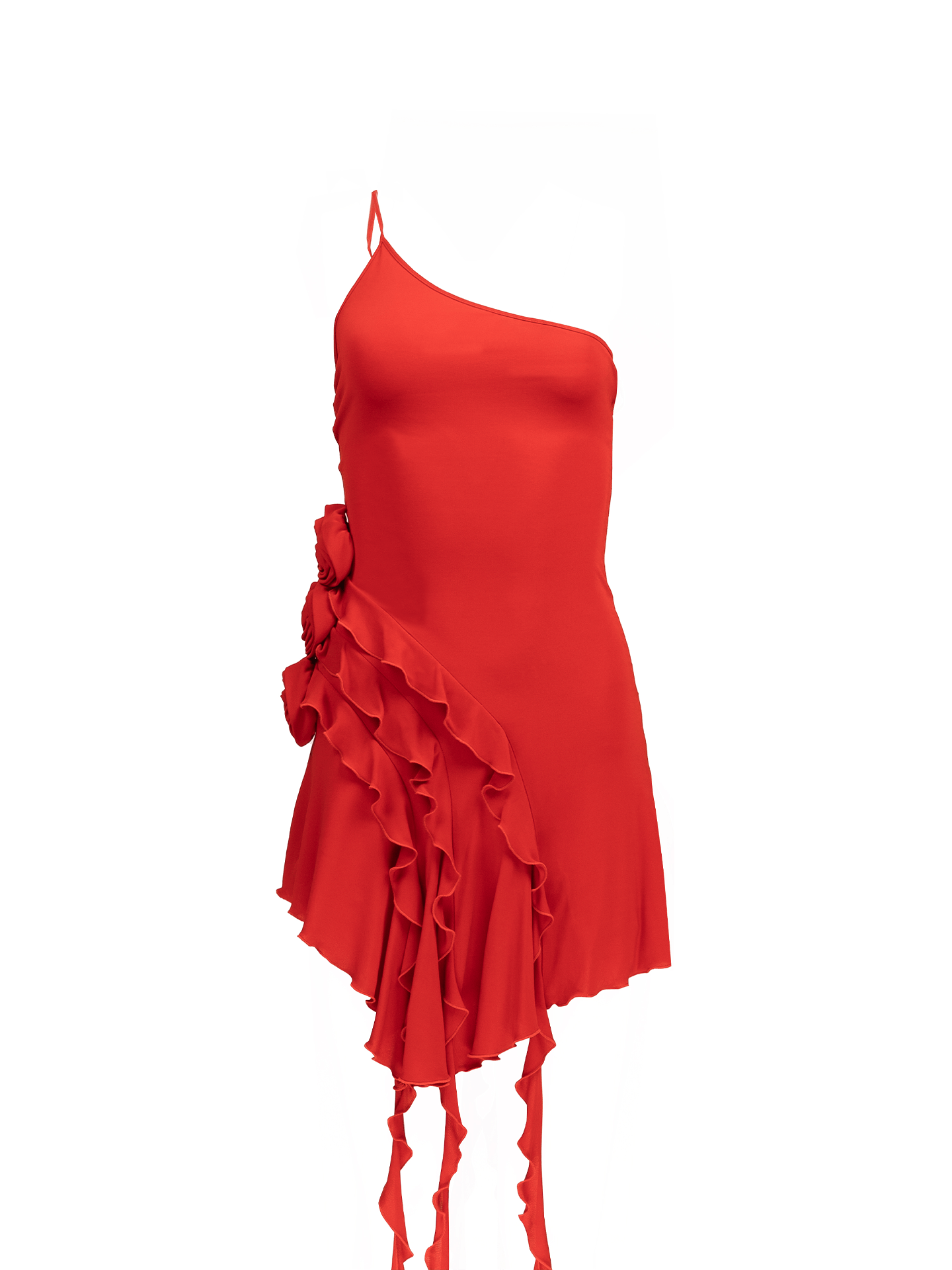 Blumarine Bluemarine Floral-appliqué crêpe mini dress Size XS / US 0-2 / IT 36-38 - 1 Thumbnail