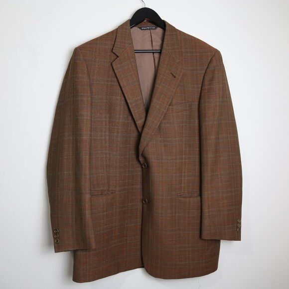 Ermenegildo Zegna Ermenegildo Zegna Vintage Men's Wool Plaid Size 42 Tall Size 42L - 1 Thumbnail