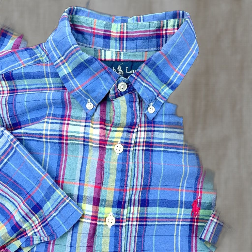 Ralph Lauren Ralph Lauren Button-Up Shirt Men Medium Blue Pink Plaid Classic Fit Size US M / EU 48-50 / 2 - 1 Thumbnail