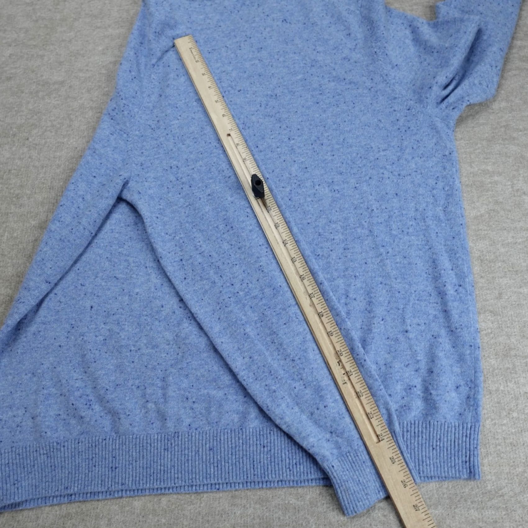 Lands' End Lands' End Mens Sweater XL Blue Solid Full Zip 100% Cashmere NEW Size US XL / EU 56 / 4 - 7 Thumbnail