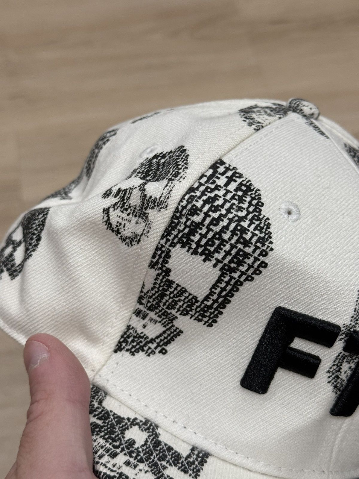 Fuck The Population FTP Skull Fitted Hat Size 7 7/8 Size ONE SIZE - 3 Thumbnail