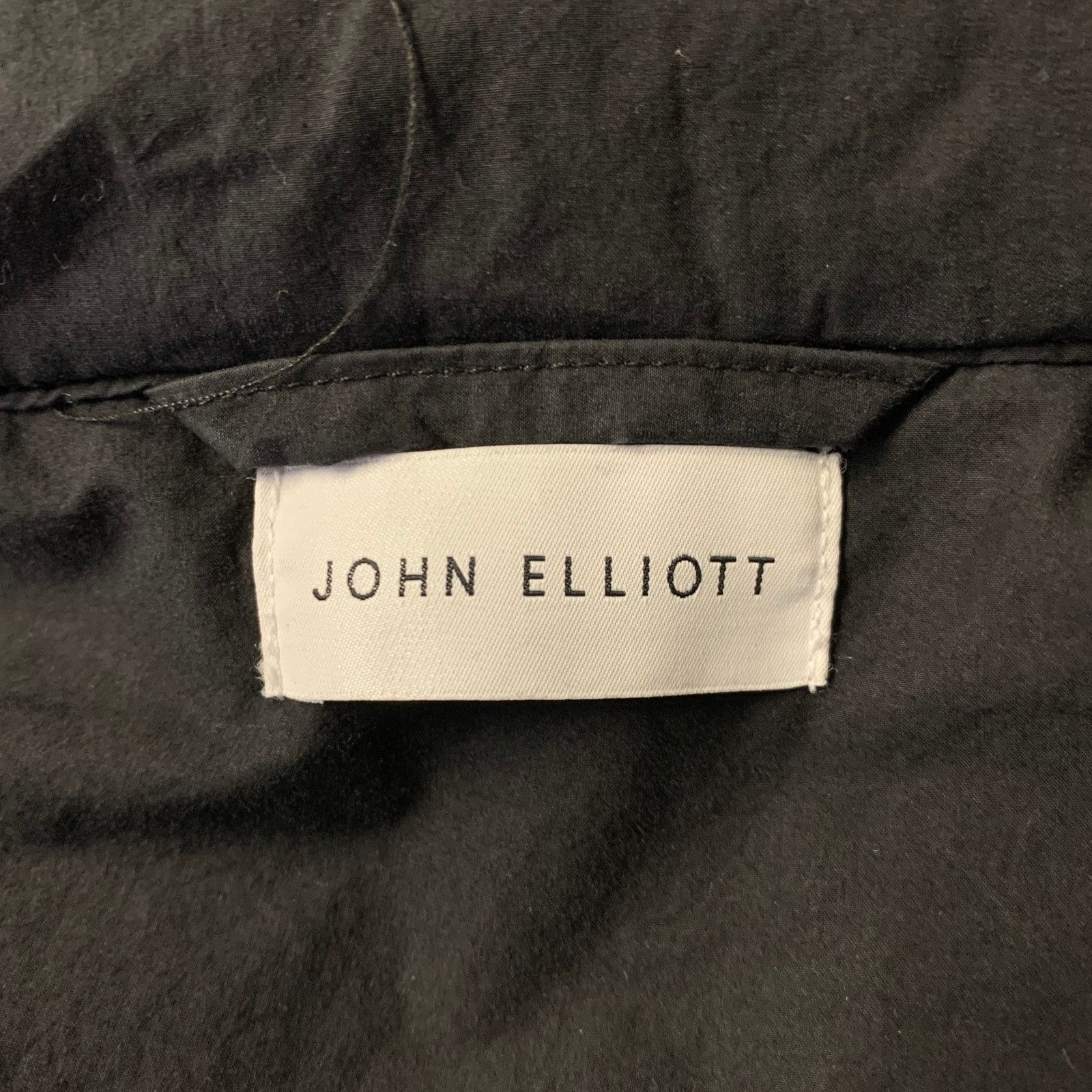 John Elliott JOHN ELLIOTT Black Cotton Shirt Jacket (Size M) Size US M / EU 48-50 / 2 - 5 Thumbnail