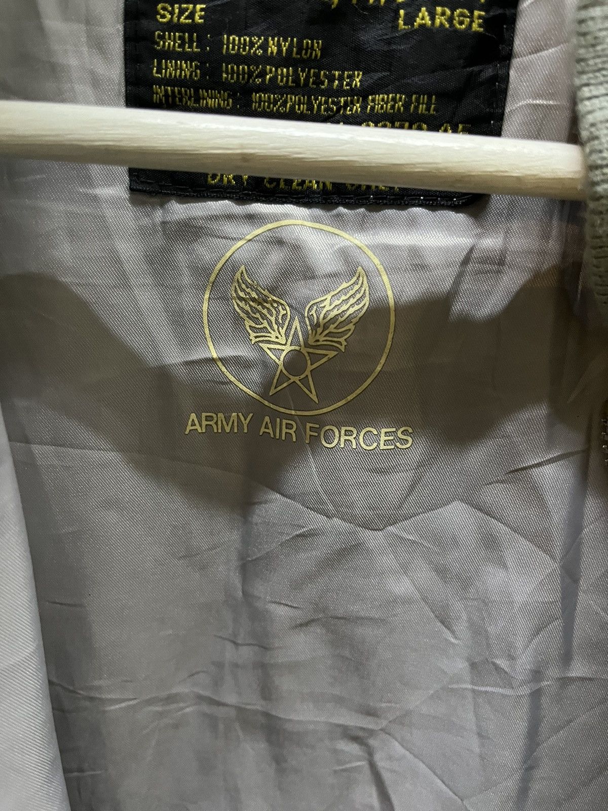 Japanese Brand Vintage Military Air Force Flight Army Bomber Jacket Size US L / EU 52-54 / 3 - 10 Thumbnail
