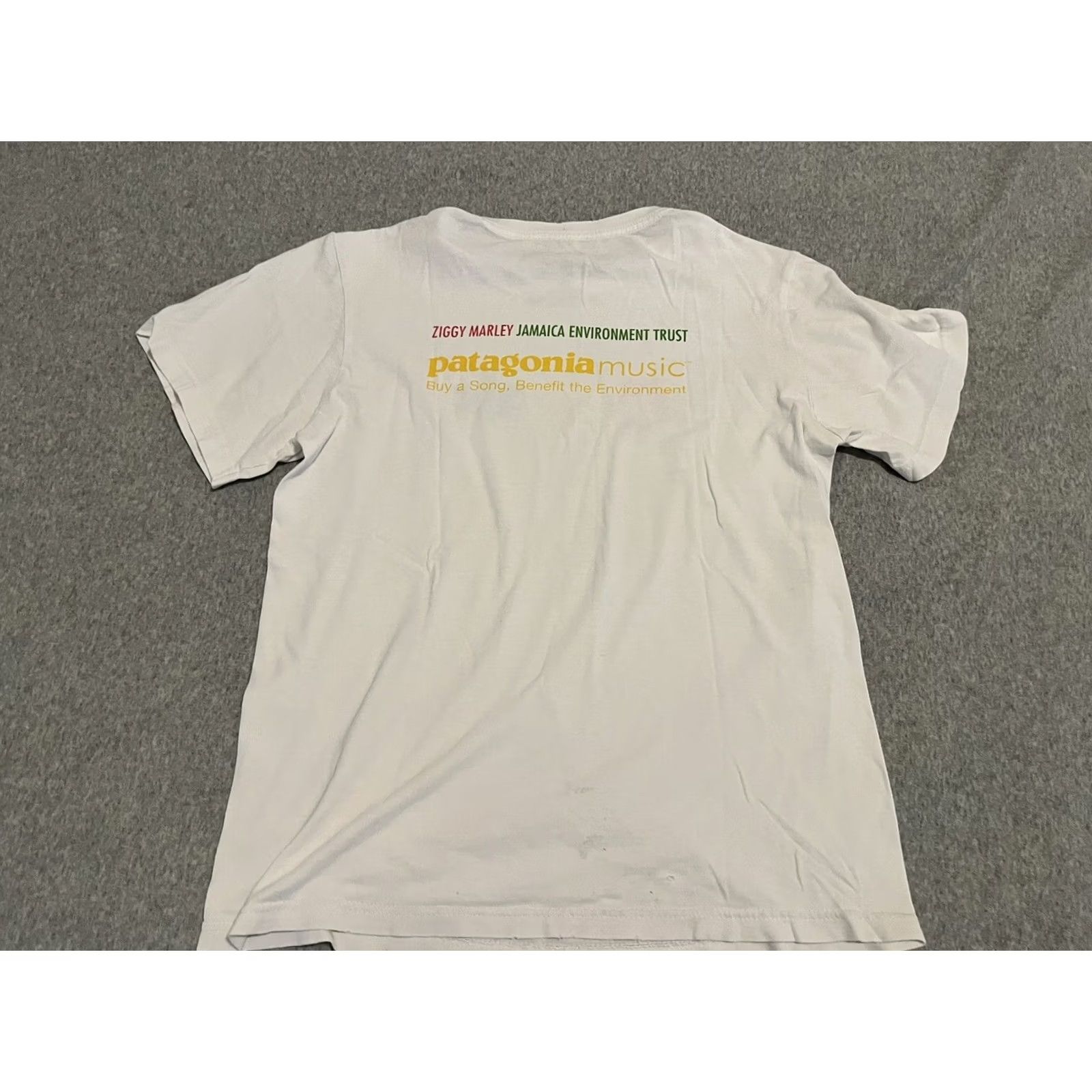 Patagonia Patagonia T-Shirt White S Mens Short Sleeve Music Ziggy Marley Jamaica Environment Trust Shirt Size US S / EU 44-46 / 1 - 3 Thumbnail