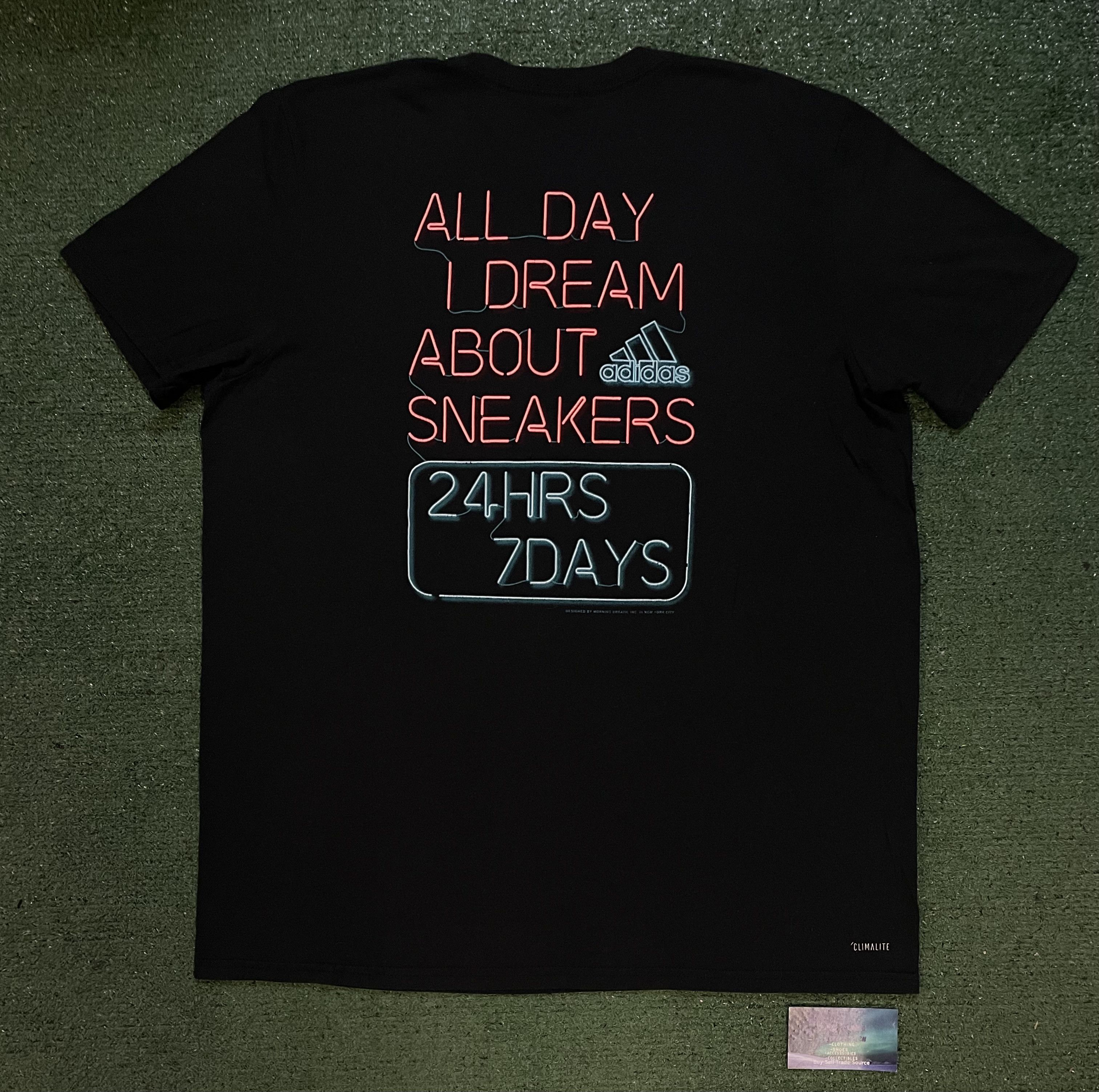 Adidas Adidas all day I dream about sneakers 24/7 tee Size US XL / EU 56 / 4 - 2 Thumbnail