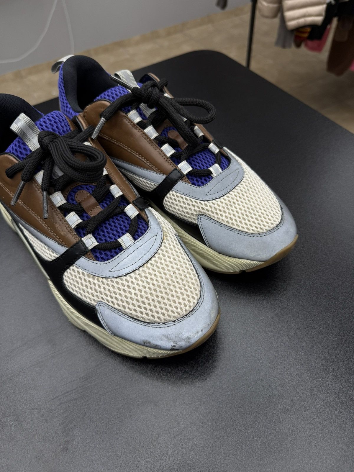 Dior Men’s Dior B22 Runner Brown Blue White Size 43 / 10US Size US 10 / EU 43 - 6 Thumbnail