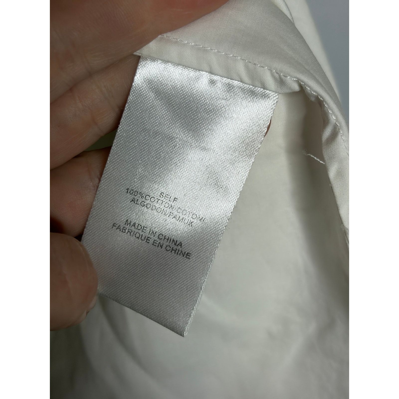 Tibi Tibi white off shoulder button down blouse shirt sz 2 Size XS / US 0-2 / IT 36-38 - 5 Thumbnail