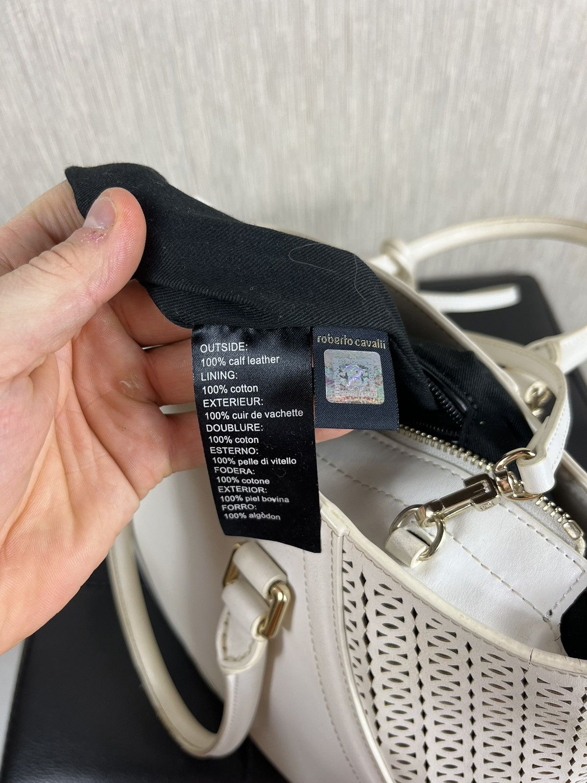 Cavalli Class × Roberto Cavalli Roberto Cavalli Class jaguar y2k leather mesh crossbody bag Size ONE SIZE - 23 Thumbnail
