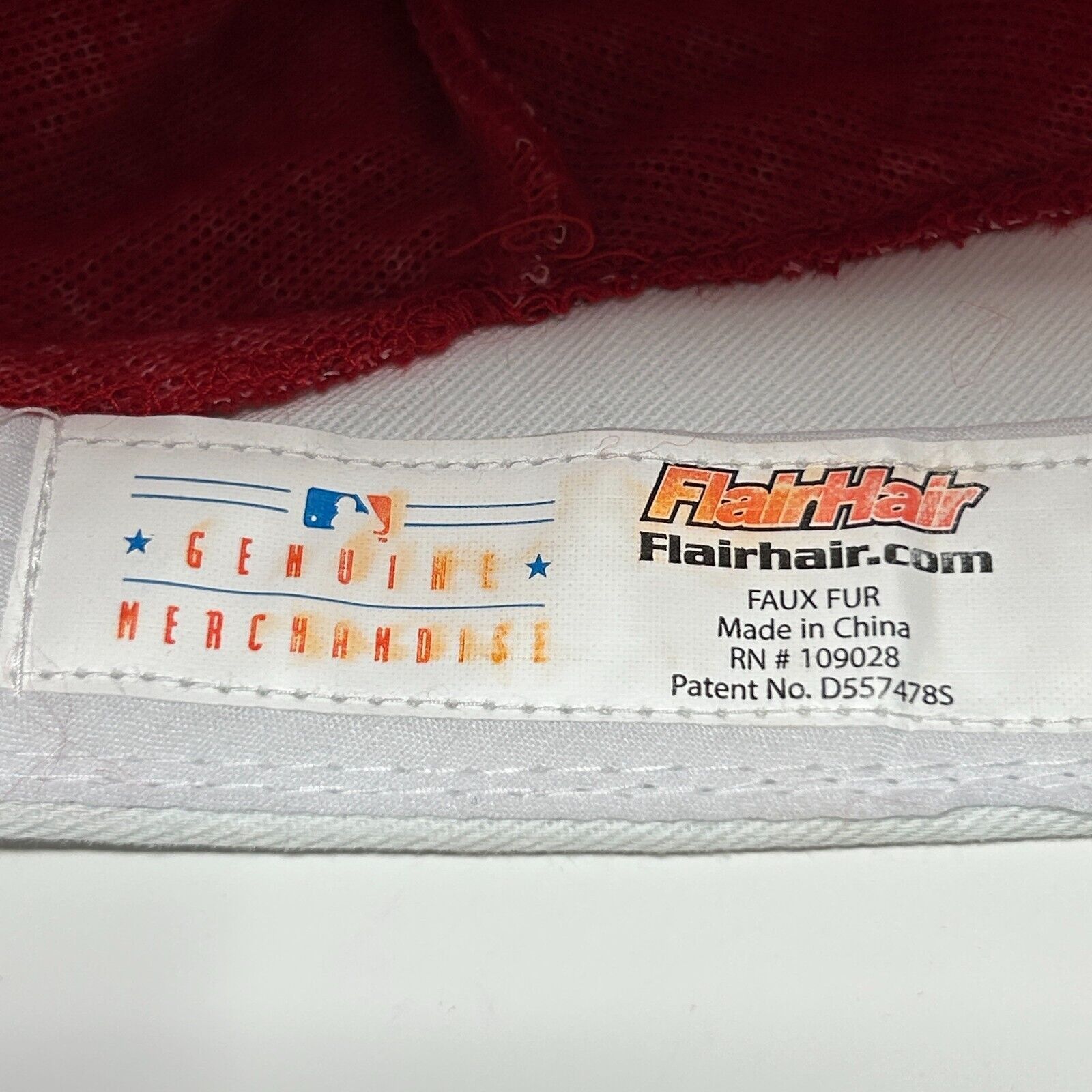 MLB Los Angeles LA Angels Red Flair Hair Visor Hat Cap Size ONE SIZE - 11 Thumbnail