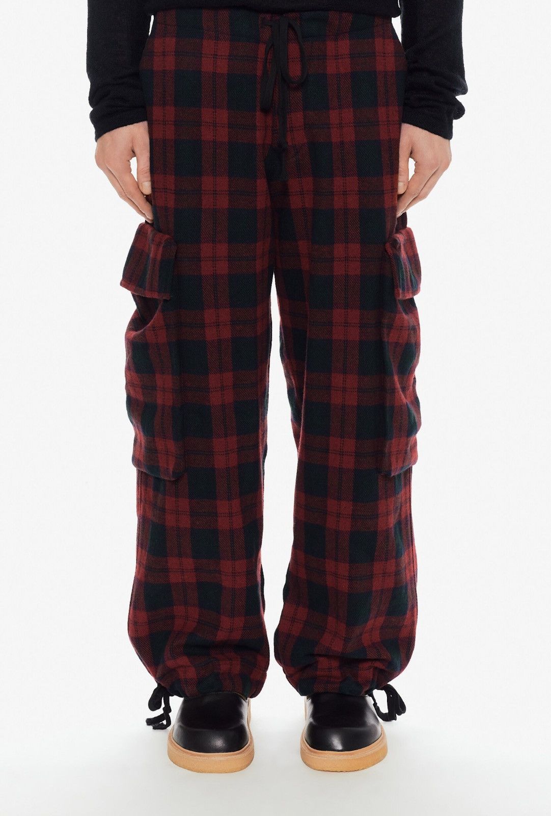 Greg Lauren Last Size Greg Lauren Wide Check Woolen Pants Size US 32 / EU 48 - 1 Thumbnail