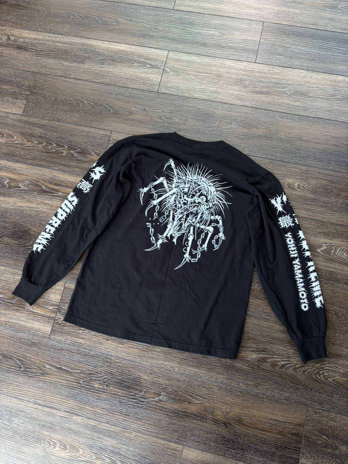 Supreme Yohji Yamamoto L/S Tee 黒 L Supreme × Yohji Yamamoto Supreme®/Y's L/S Tee by Yohji Yamamoto