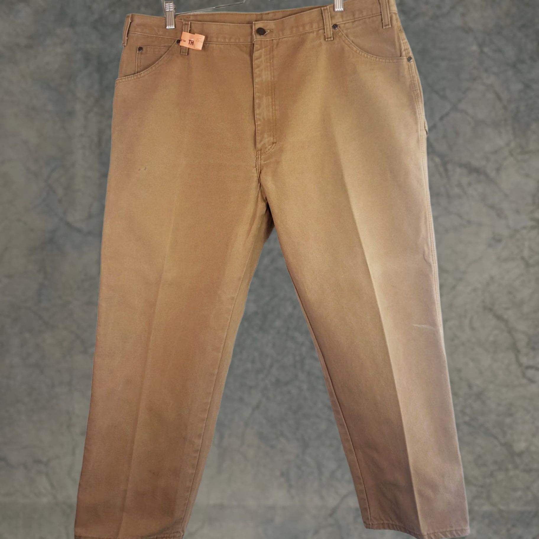 Dickies Dickies Canvas Work Pants Relaxed Fit Straight Tan Brown Duck Mens 40x30 Brown Dickies Canvas Work Pants Relaxed Fit Straight Mens 40x30 Size US 40 / EU 56 - 1 Thumbnail
