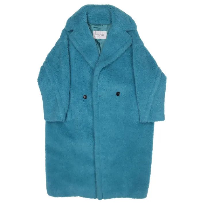 Max Mara Maxmara Blue Casual Button-Up Coat 0079 Size S / US 4 / IT 40 - 1 Thumbnail