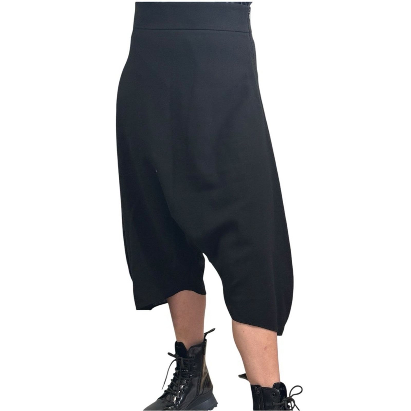 Yves Saint Laurent Vintage YSL x Stefano Pilati 09 Wool Harem Pants Black FR 40 Size 28" / US 6 / IT 42 - 1 Thumbnail