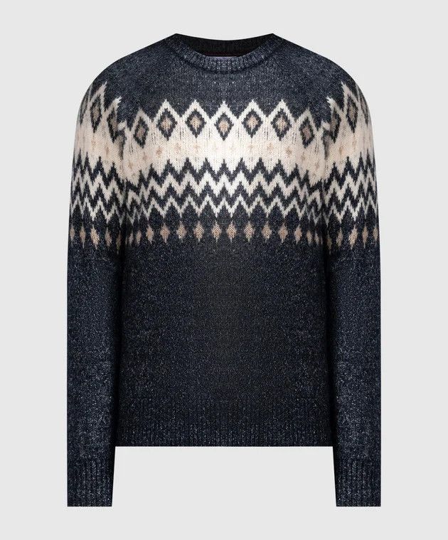 Brunello Cucinelli o1y0526 Crewneck Sweater in Multicolor Size US M / EU 48-50 / 2 - 1 Thumbnail