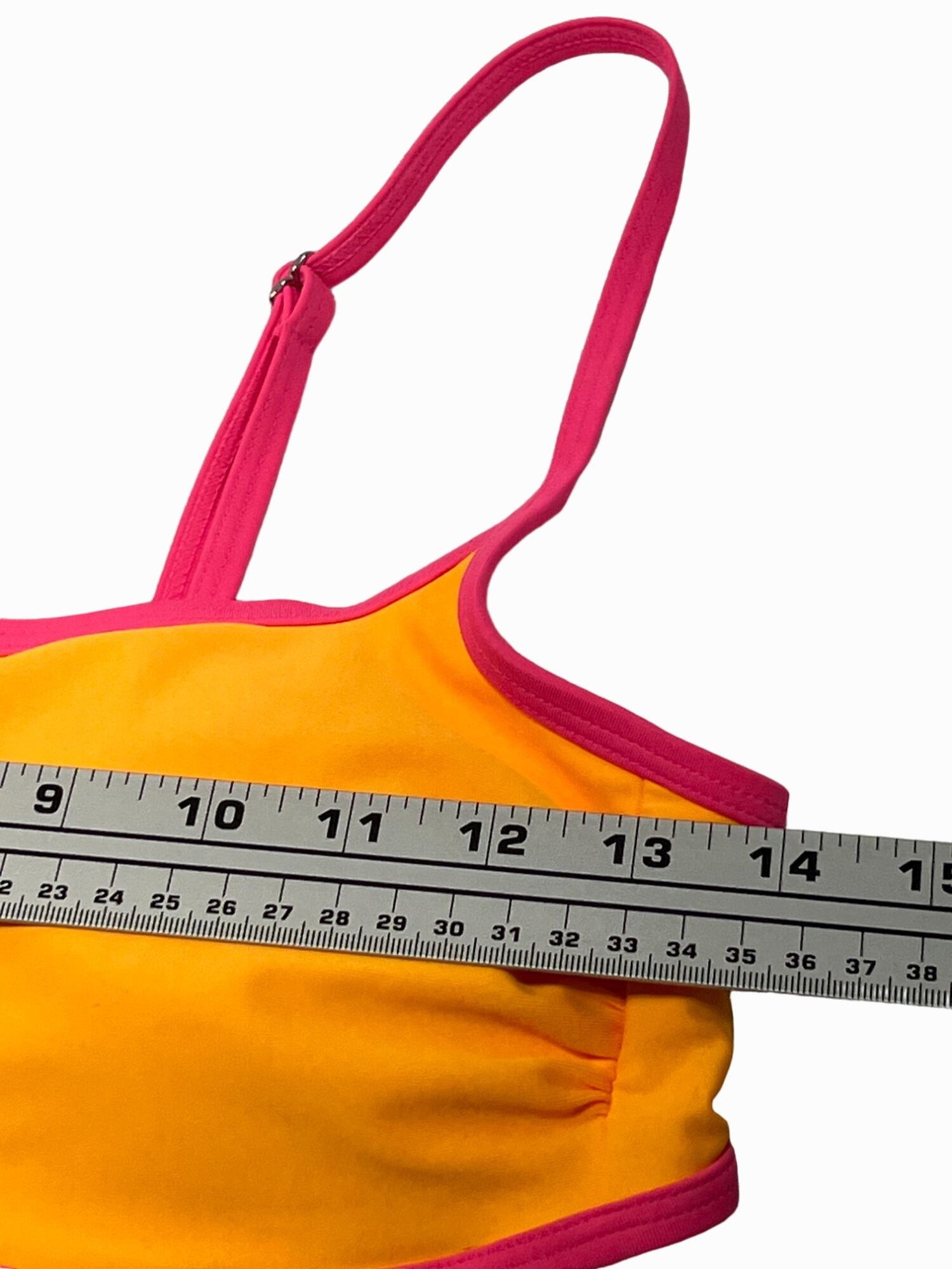 Other Wild Fable Women's Color Block Square Neck Bikini Top- Orang Size ONE SIZE - 4 Thumbnail