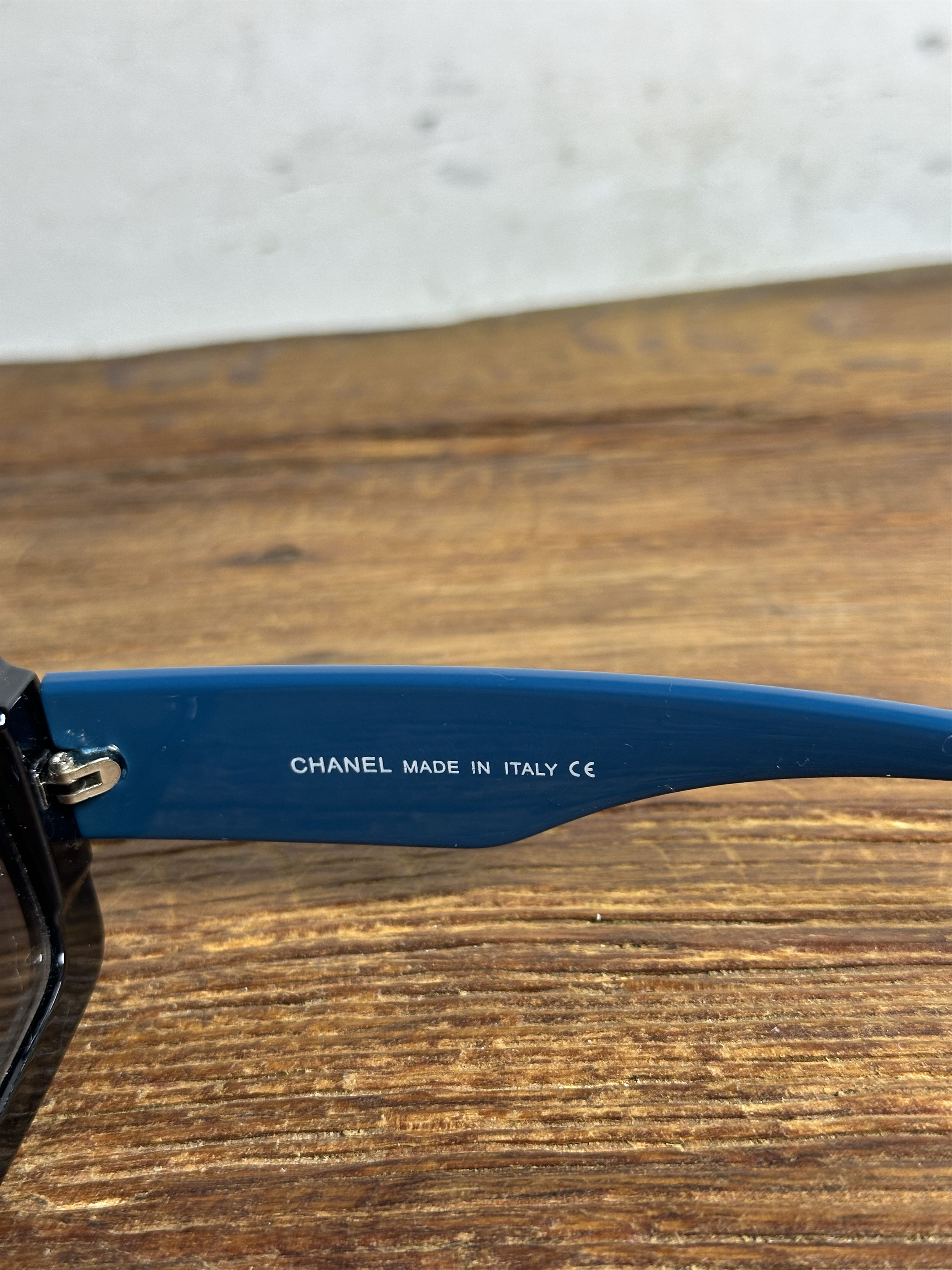 Chanel Chanel Acetate Rectangle Sunglasses Size ONE SIZE - 11 Thumbnail