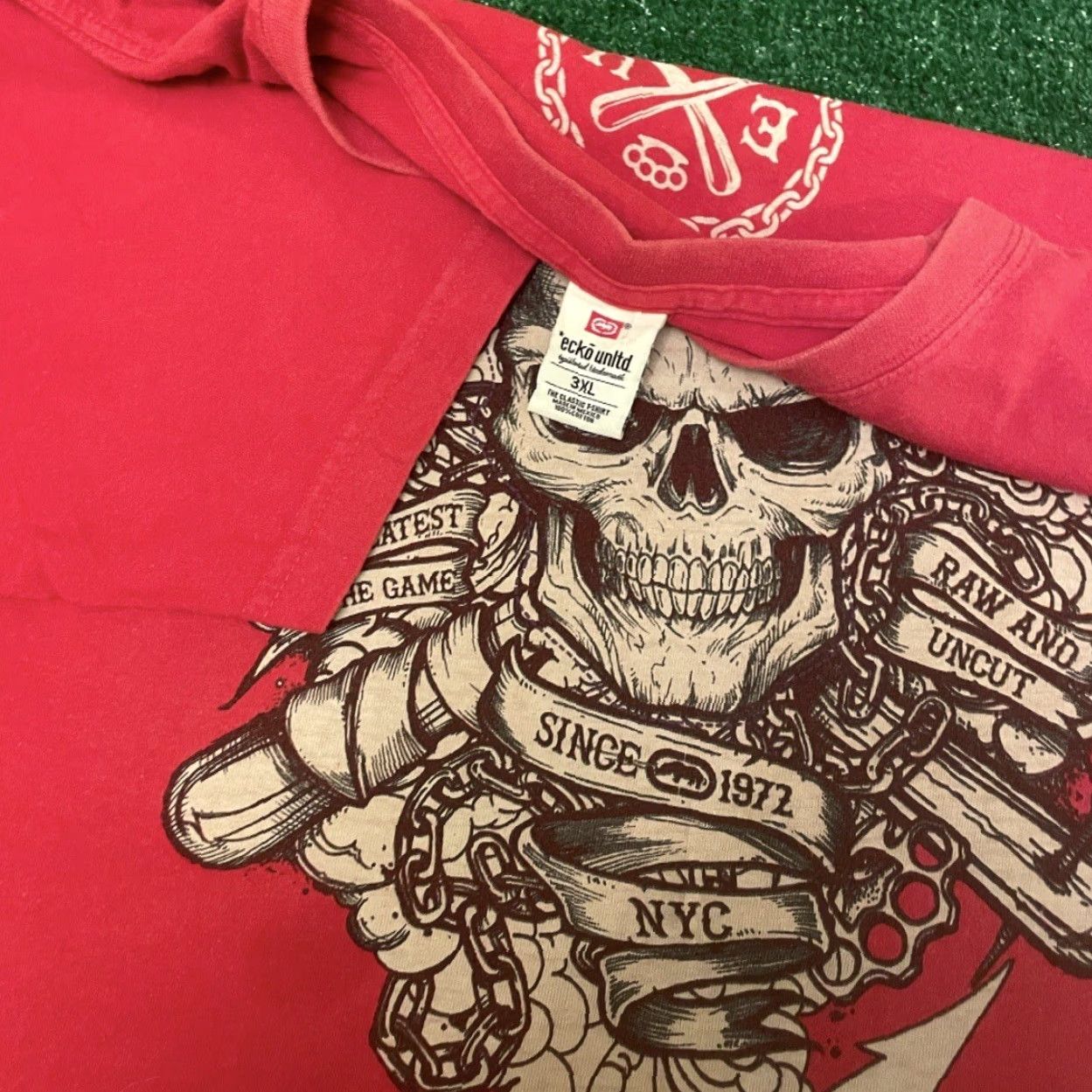 Ecko Unltd. VINTAGE Y2K Ecko Unltd Elite Logo Shirt Mens 3XL Red Grunge Hip Hop Punk Skateboard 90s Logo Shirt Mens 3XL Size US XXL / EU 58 / 5 - 2 Thumbnail