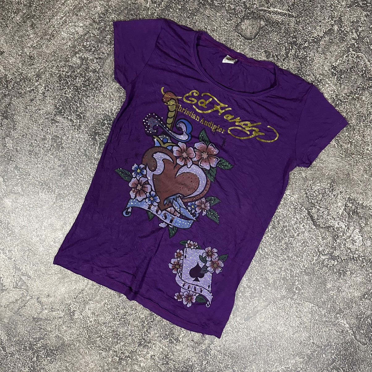 Ed Hardy Ed Hardy Slim Tee Size L / US 10 / IT 46 - 2 Thumbnail