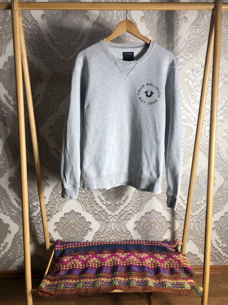True Religion × Vintage VERY RARE TRUE RELIGION SWEATSHIRT JAPAN STYLE DESIGNER Y2K Size US L / EU 52-54 / 3 - 1 Thumbnail
