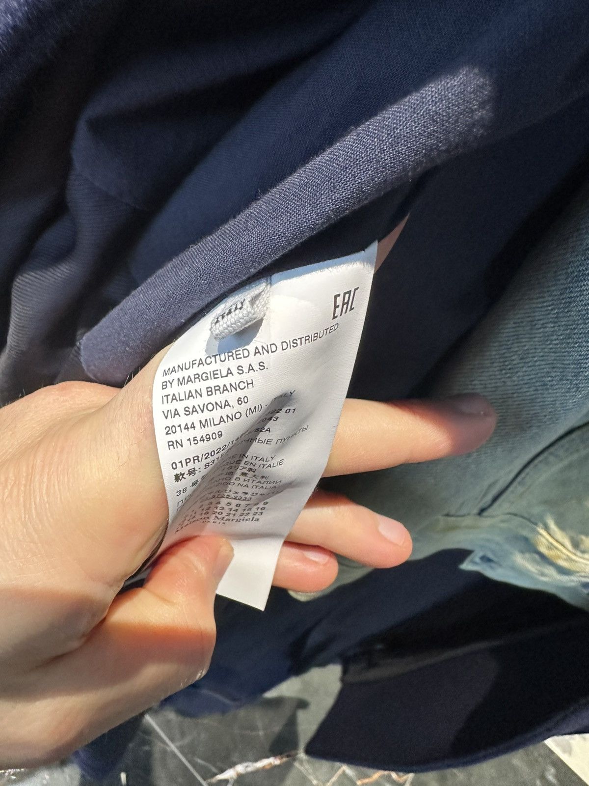 Maison Margiela Margiela deconstructed coat jacket cape denim wool womens 38 Size XS / US 0-2 / IT 36-38 - 22 Thumbnail