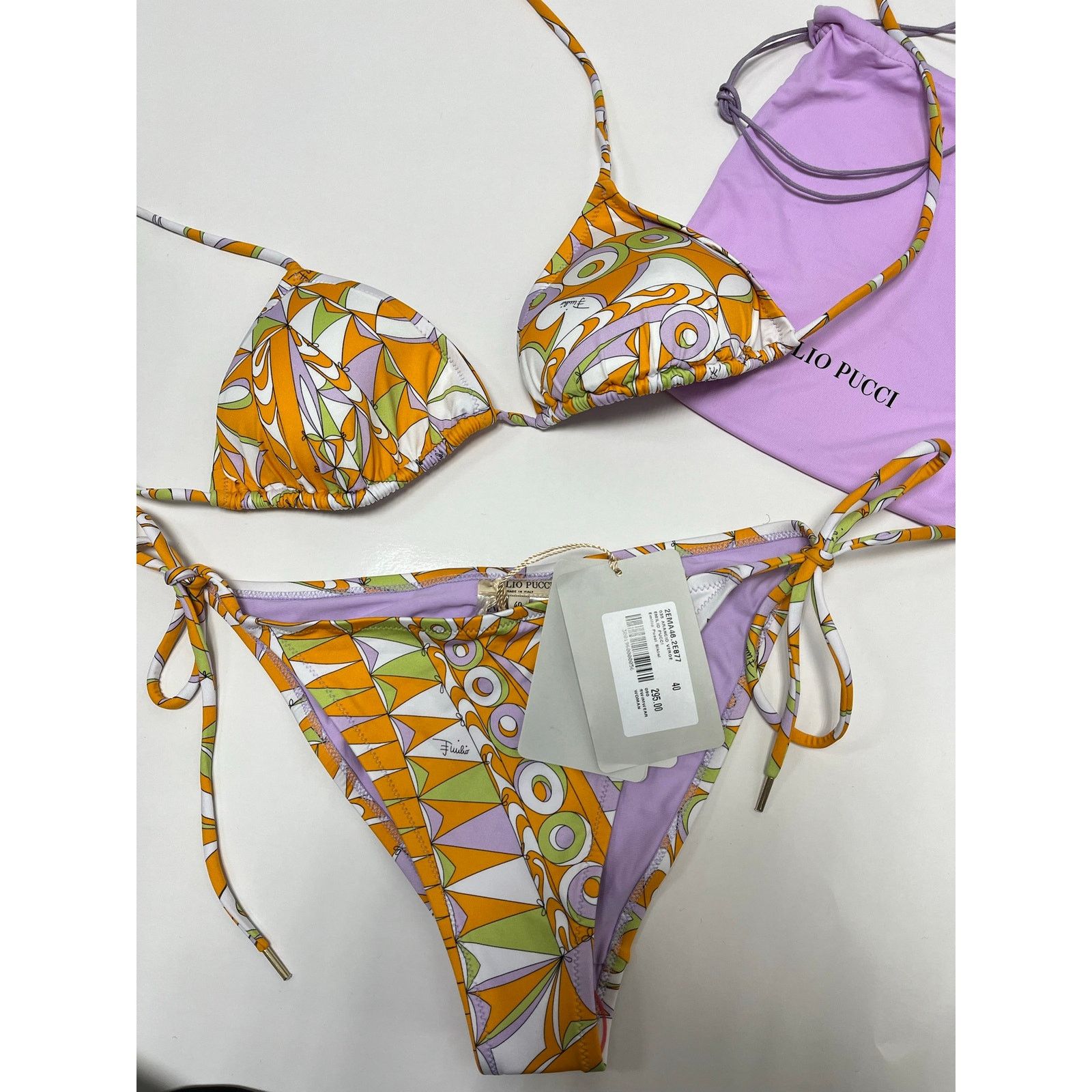 Emilio Pucci NWT Emilio Pucci Printed Bikini Set Size S / US 4 / IT 40 - 3 Thumbnail