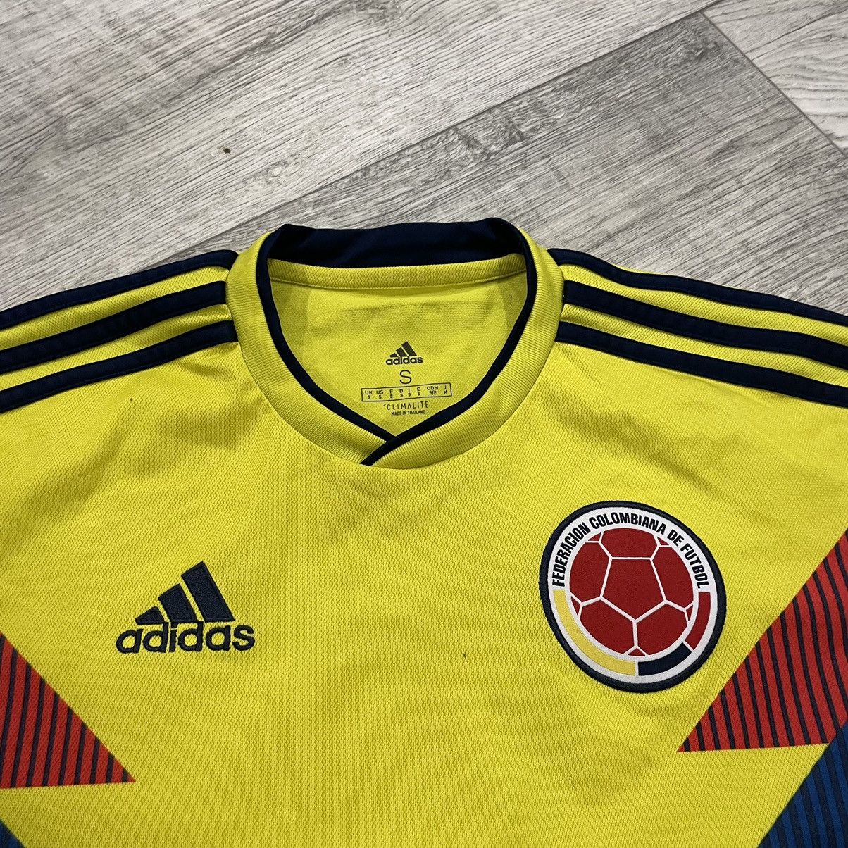 Adidas Match worn adidas Colombiana Columbia socce tee jersey shirt Size US S / EU 44-46 / 1 - 3 Thumbnail