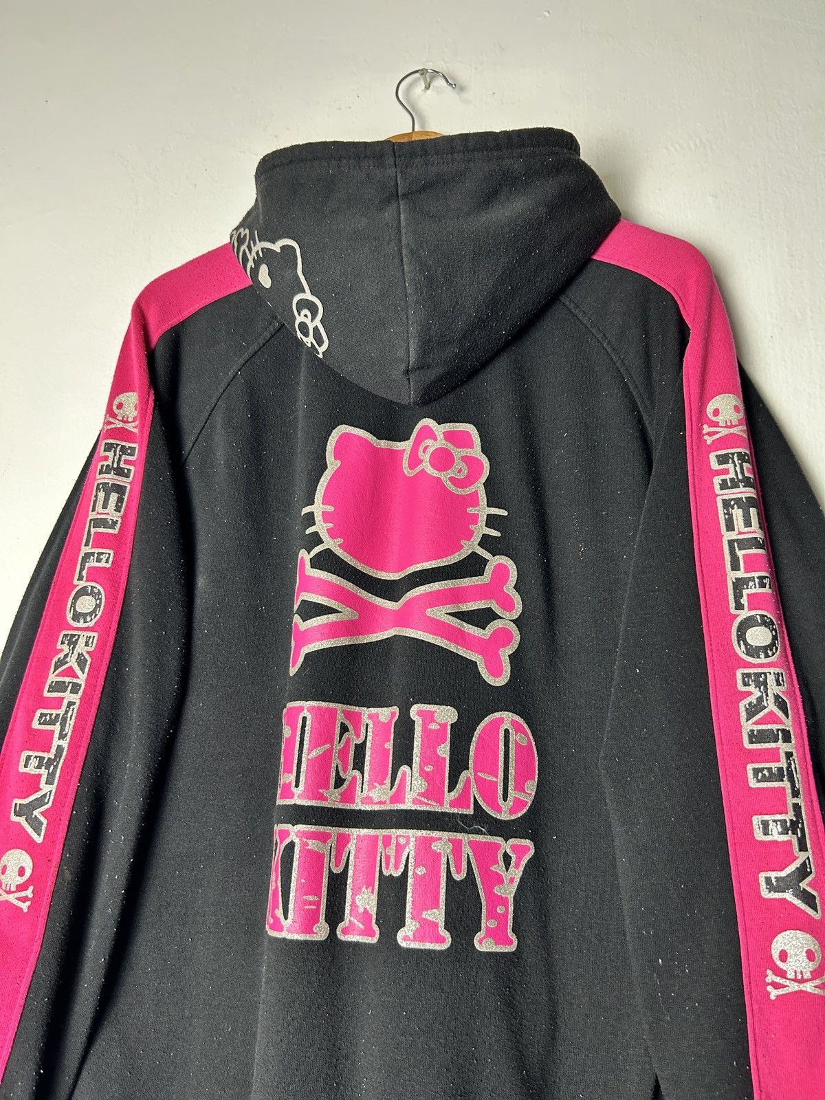 If Six Was Nine Vintage 00’s Hello kitty hoodie skull punk y2k japanese Size US L / EU 52-54 / 3 - 11 Thumbnail