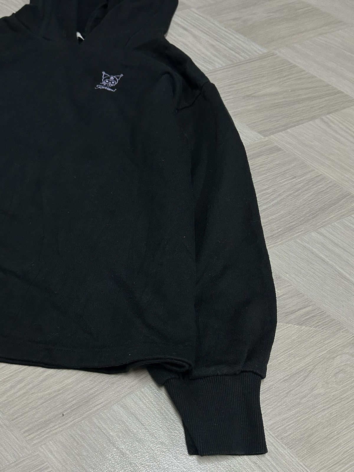 Anime Anime Kuromi Anime Cartoon Embroidered Design Black Hoodie Size US M / EU 48-50 / 2 - 3 Thumbnail