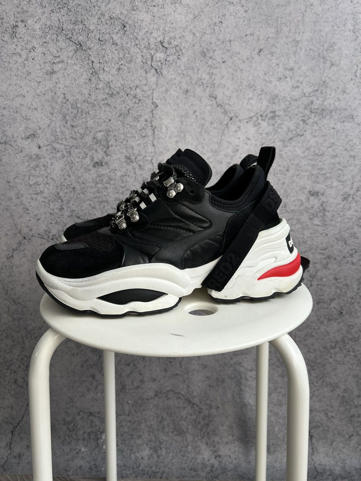 Dsquared2 Low Top Sneakers Y2K Womens Hype size 39