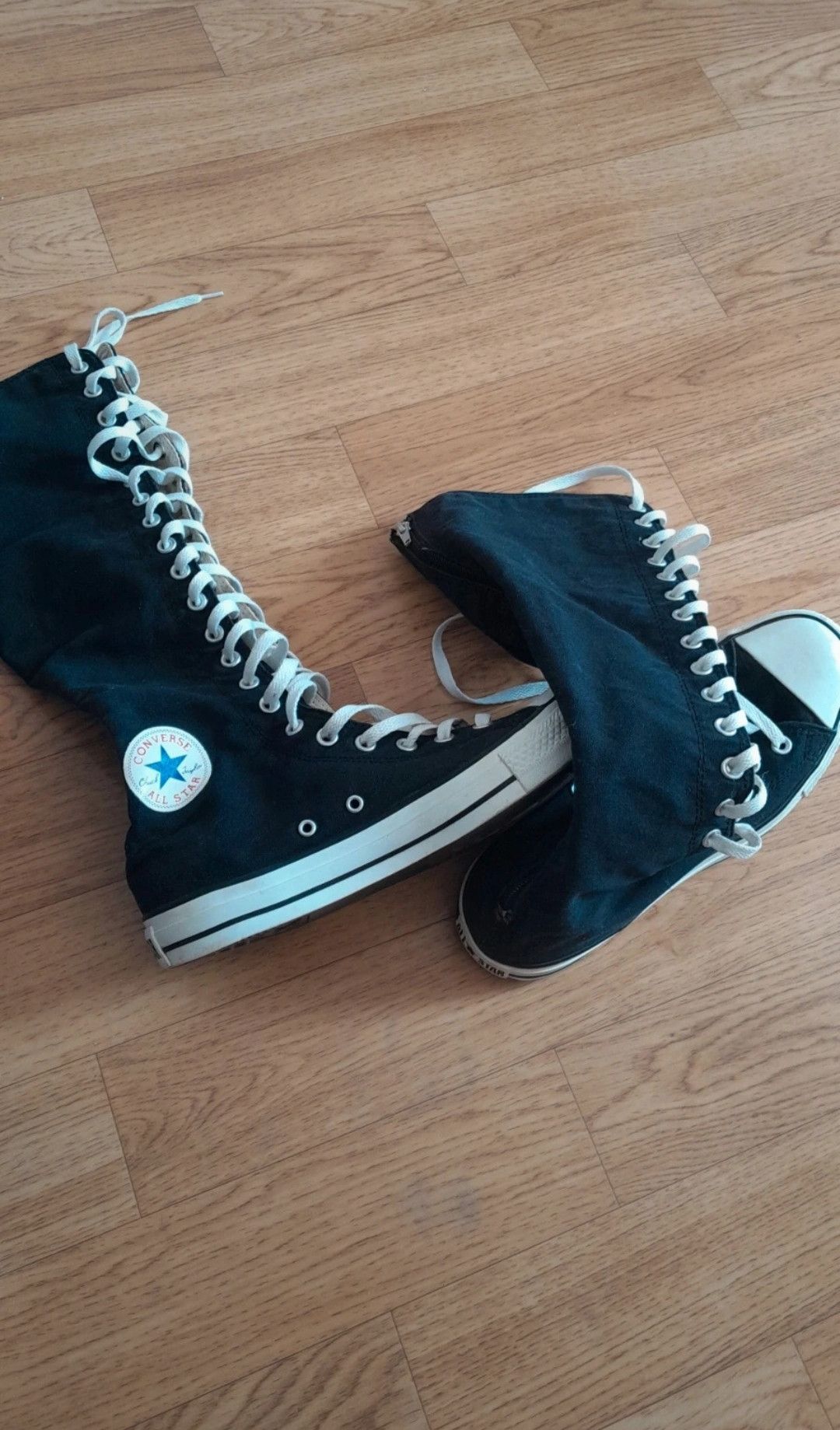 Converse Converse Chuck Taylor All-Star Black Knee High size m:7 w:9 |  Grailed