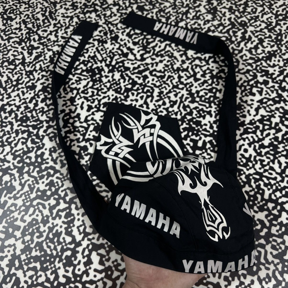 Yamaha Vintage 90s Yamaha Durag Hat Moto Japanese Racing Y2K Style Size ONE SIZE - 7 Thumbnail