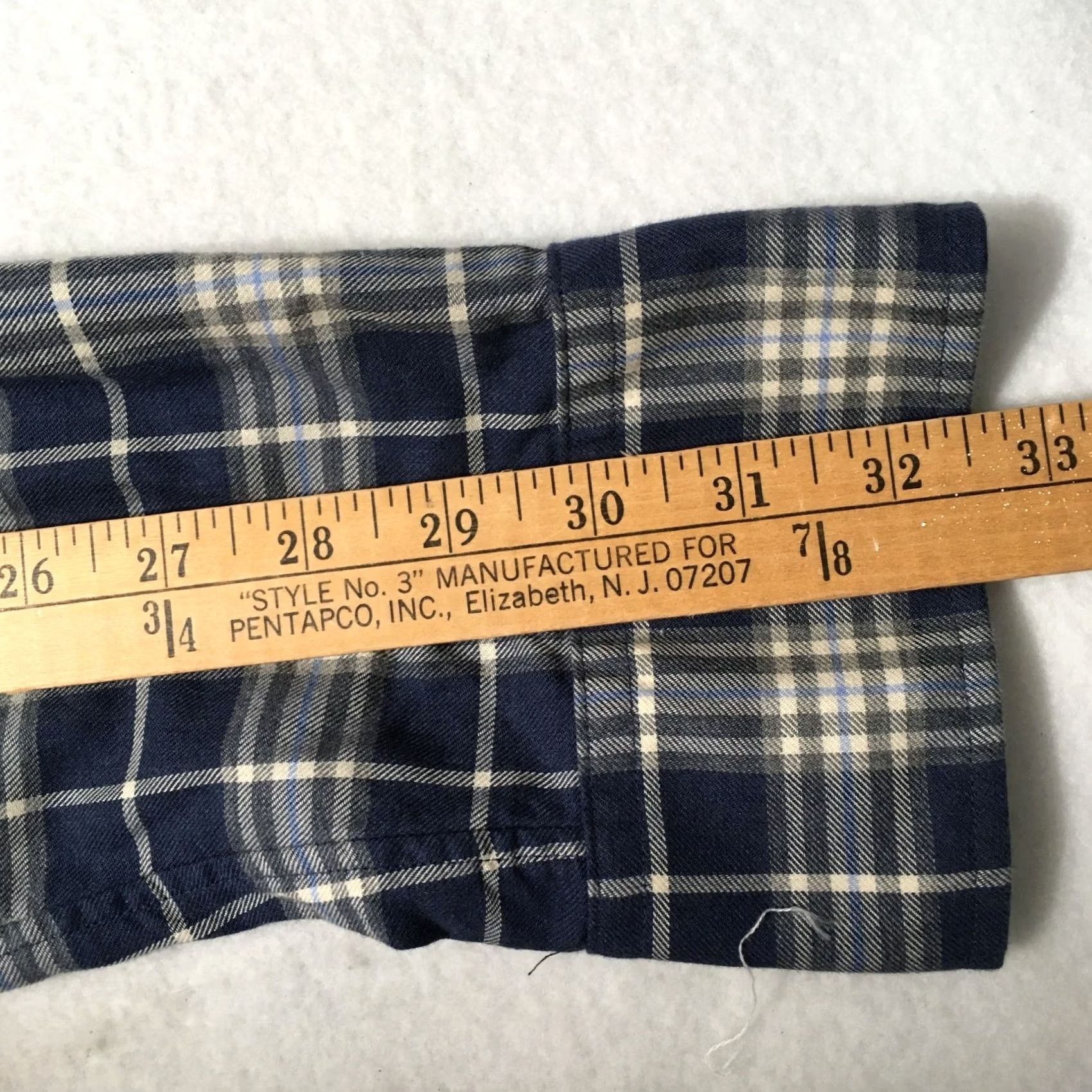 Proper Cloth Proper Cloth Shirt Mens 15.5 31/32 Blue Plaid Button-up - Vintage Size US M / EU 48-50 / 2 - 7 Thumbnail