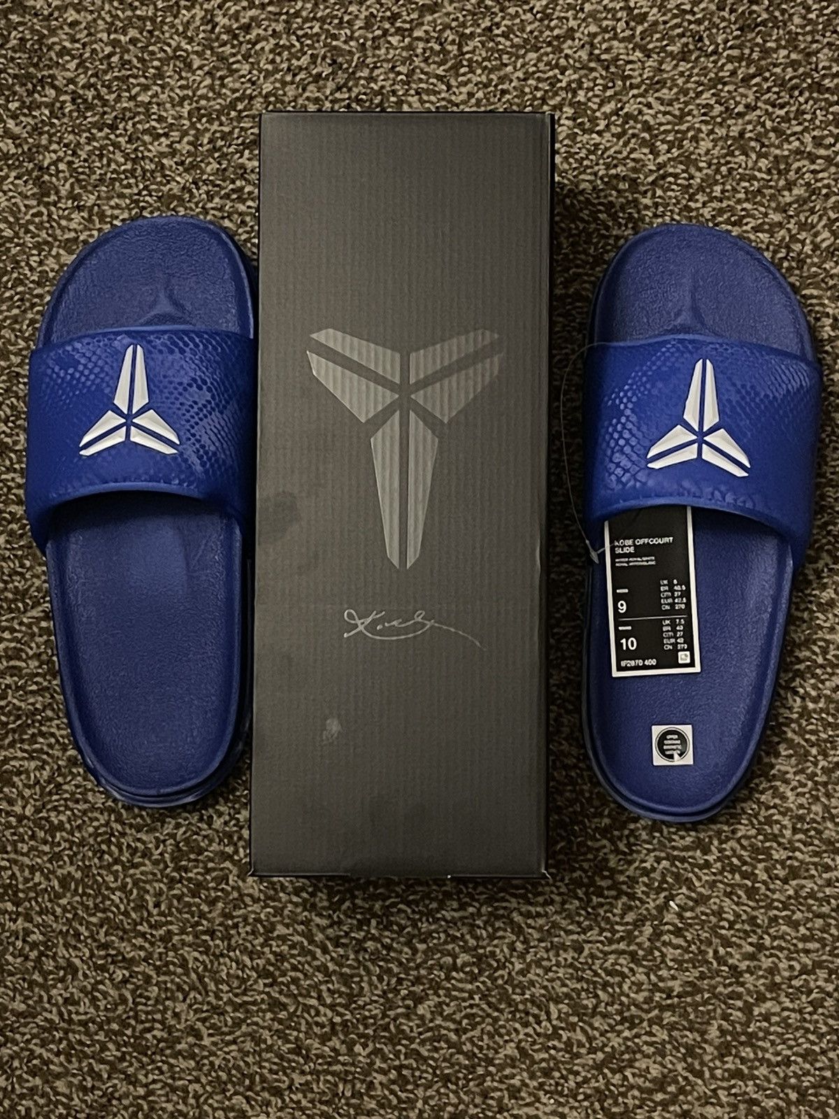 Nike *New* Nike Kobe Offcourt Slide Dodgers | Grailed