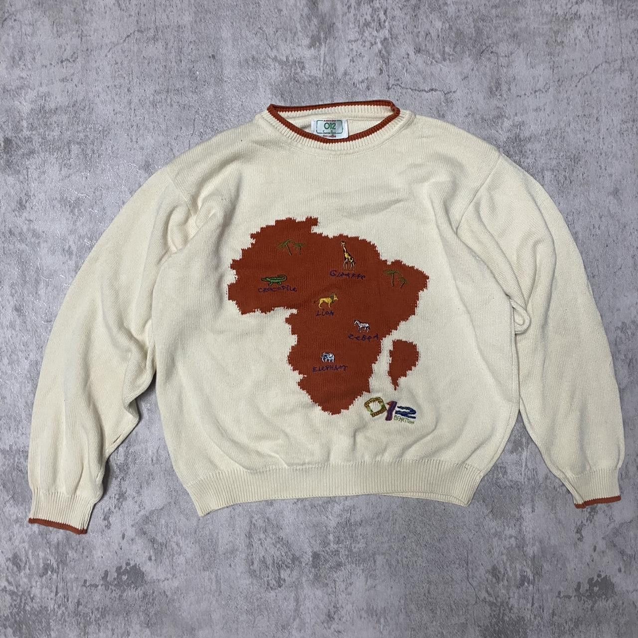 Other Cream and red Africa sweater Size US S / EU 44-46 / 1 - 1 Thumbnail