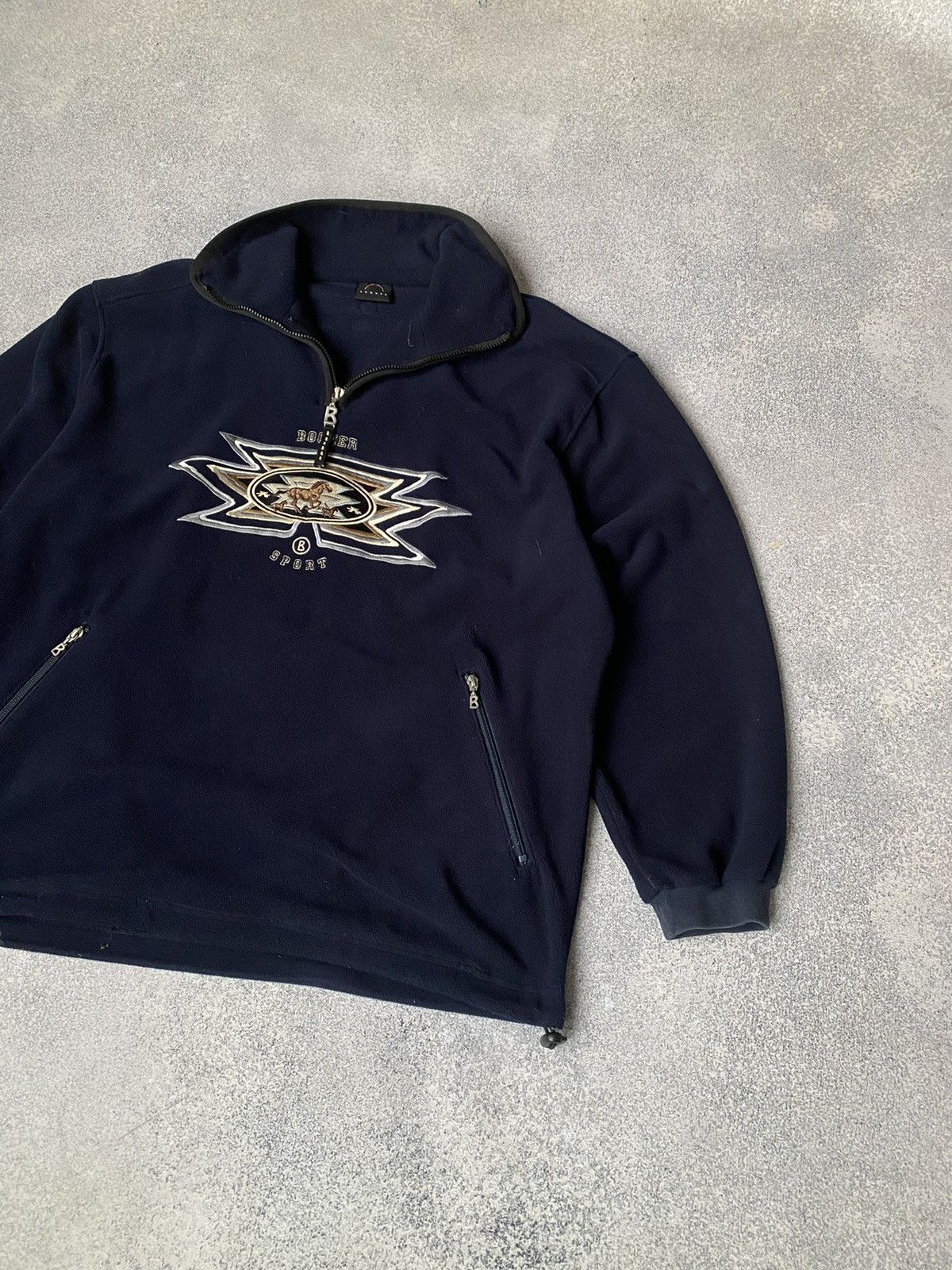 Bogner × Vintage Vintage VINTAGE BOGNER POLAR FLEECE 1/4 ZIP LARGE Size US L / EU 52-54 / 3 - 4 Thumbnail