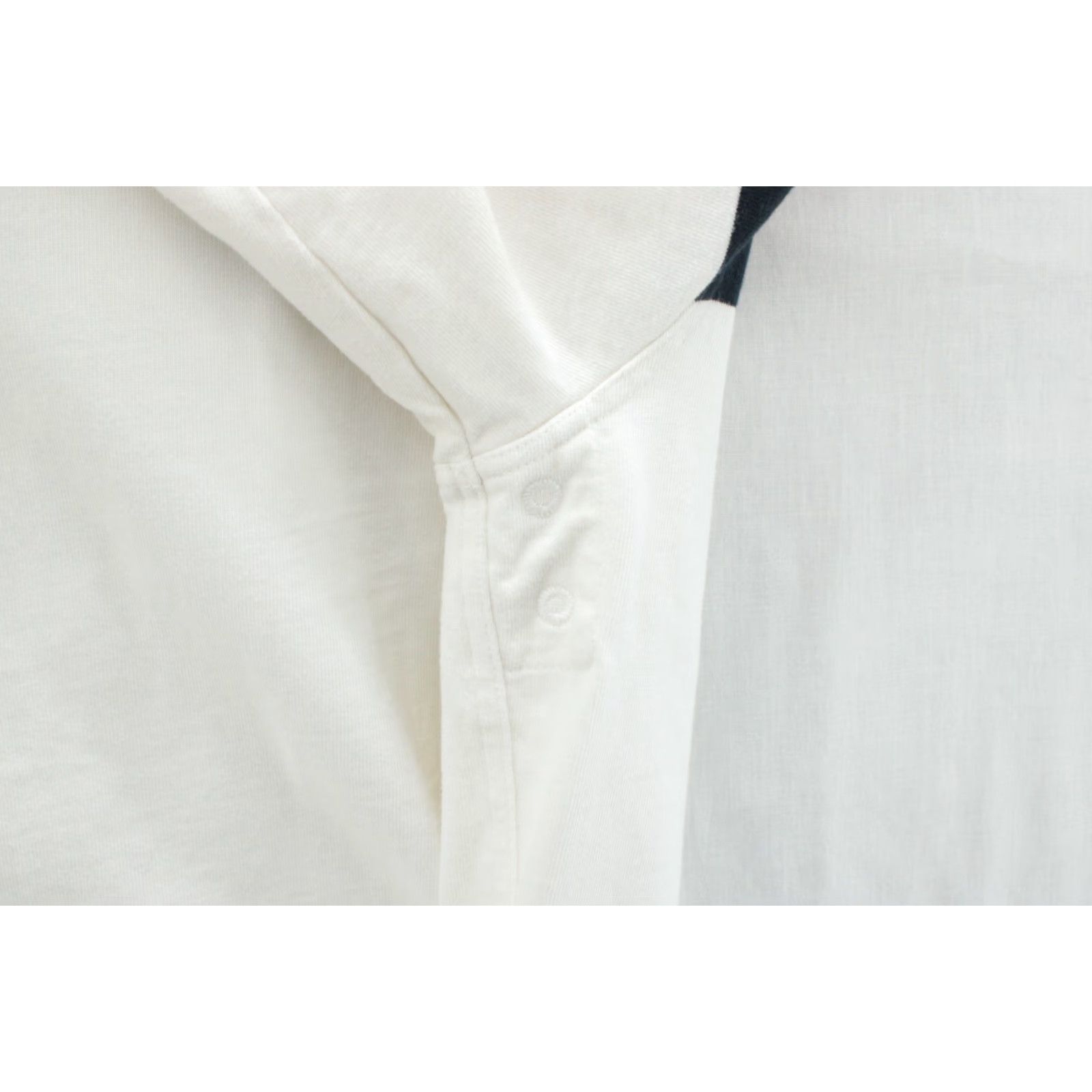 Vintage VINTAGE Crew Clothing Rugby Shirt Mens M White Blue Stripe Long Sleeve Shirt Size US M / EU 48-50 / 2 - 6 Thumbnail