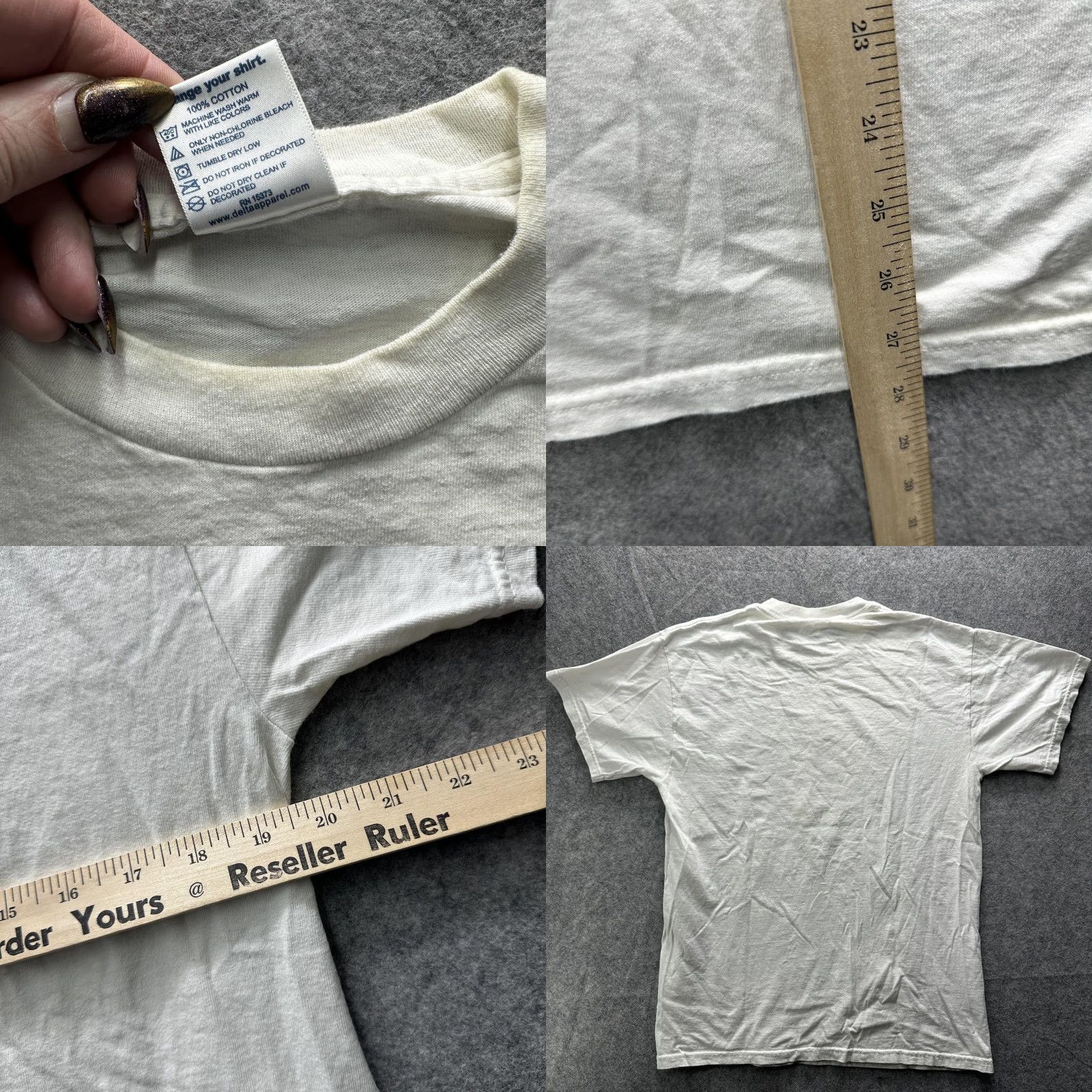 Vintage VINTAGE Daniel Johnston Rejected Unknown Delta Pro Weight Shirt Mens M White Graphic Print Tee 90s Mens Size US M / EU 48-50 / 2 - 8 Thumbnail