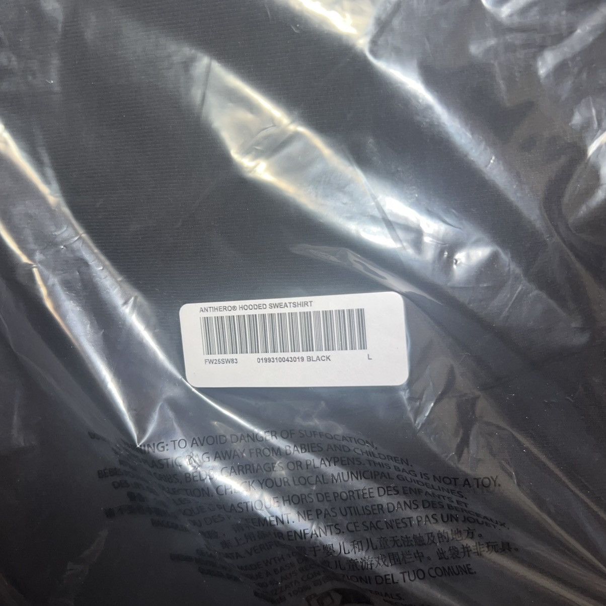 Supreme Supreme Antihero IBCA Hooded Sweatshirt Black Size: L Size US L / EU 52-54 / 3 - 6 Thumbnail