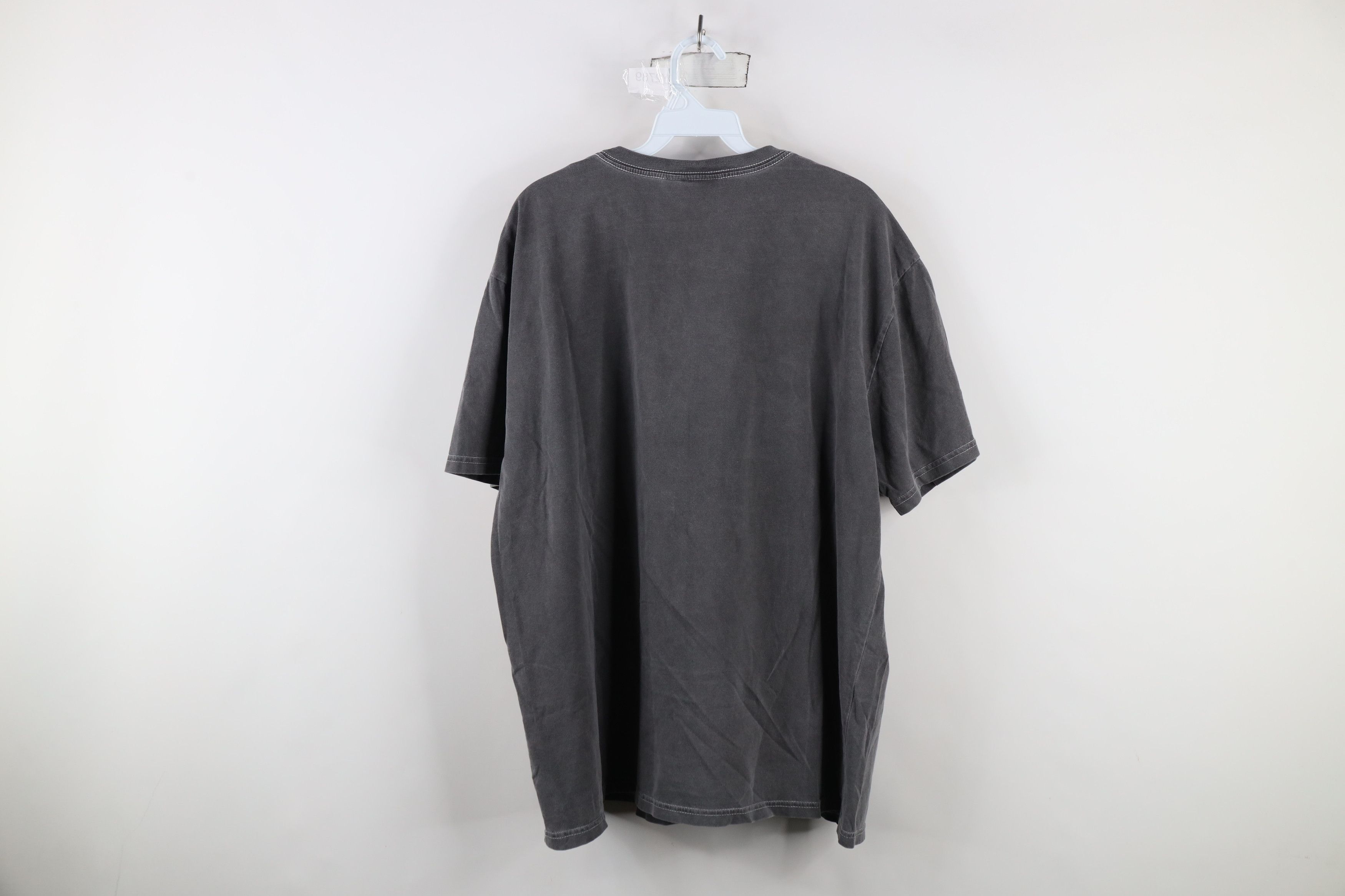 Vintage Vintage 90s Streetwear Stonewash Fit Blank T-Shirt Gray Size US M / EU 48-50 / 2 - 6 Thumbnail